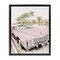 Stupell Industries Baby Pink Retro Convertible Floating Frame, design by Cindy Jacobs